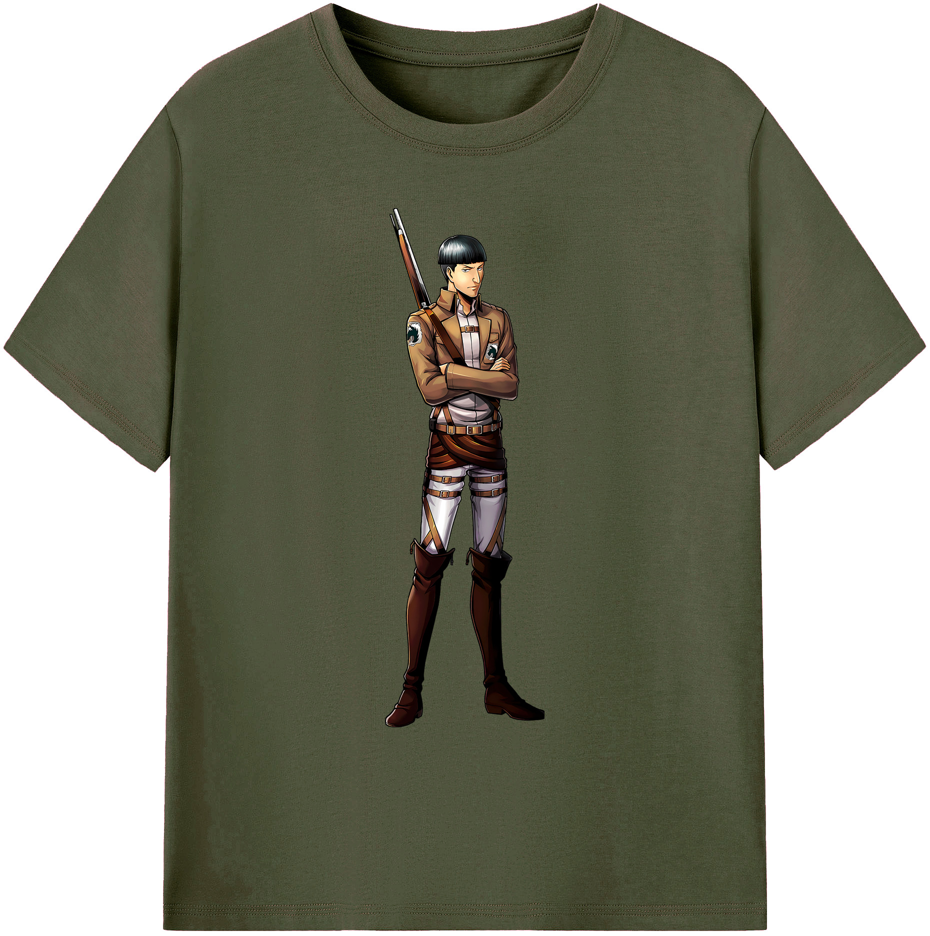 （画像用） 進撃の巨人 Attack on Titan 綿100％ メンズ半袖Tシャツ｜肌触りやわらか＆通気性
